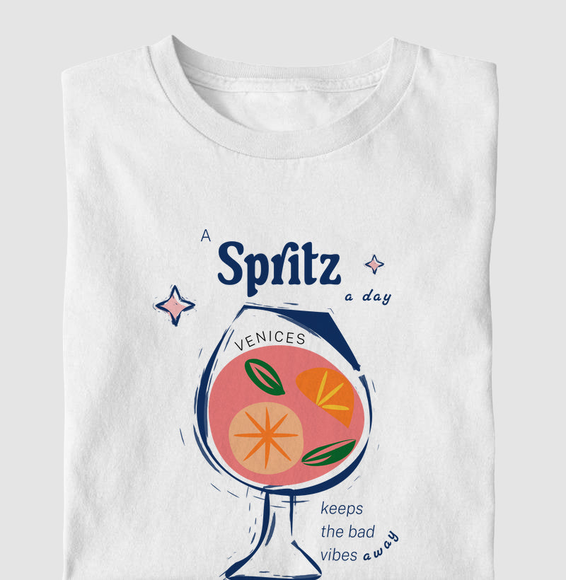 Camiseta Drinks & Friends n.6 Spritz For Gia