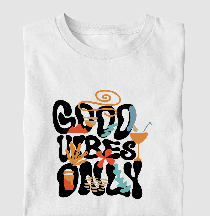 Camiseta Beach Good Vibes Only